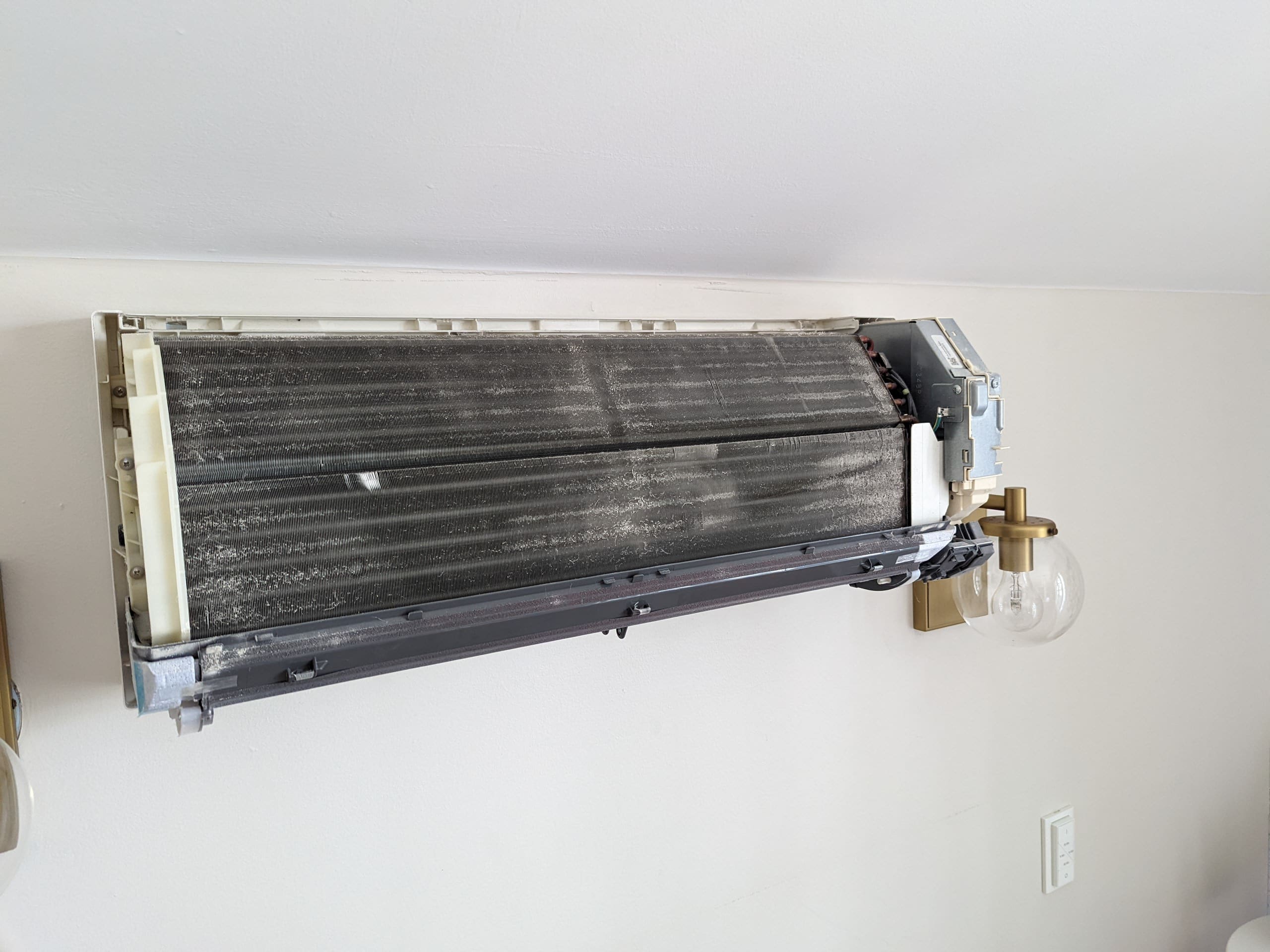 Mini-split cleaning
